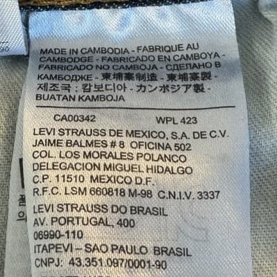 Levis 527 Jeans Mens 38x30 Blue Straight Leg Bootcut Denim Classic 100% Cotton - Thumbnail 4