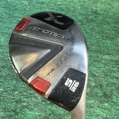 Tour Edge Exotics Trilogy 5 Hybrid 26 Mens RH AD 60 Reg Graphite Black Golf Club - Image 1