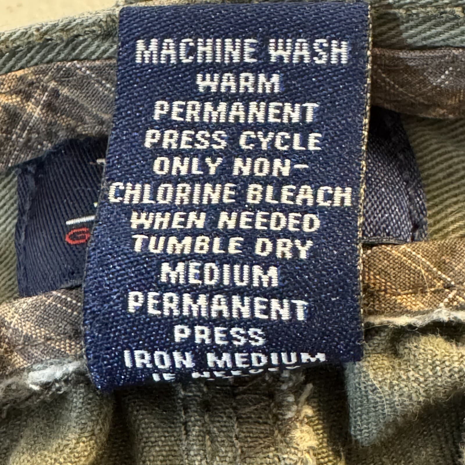 Bass Cargo Shorts Men’s 40 Green Cotton Utility Multi-Pocket High-Rise Zip Fly - Thumbnail 14