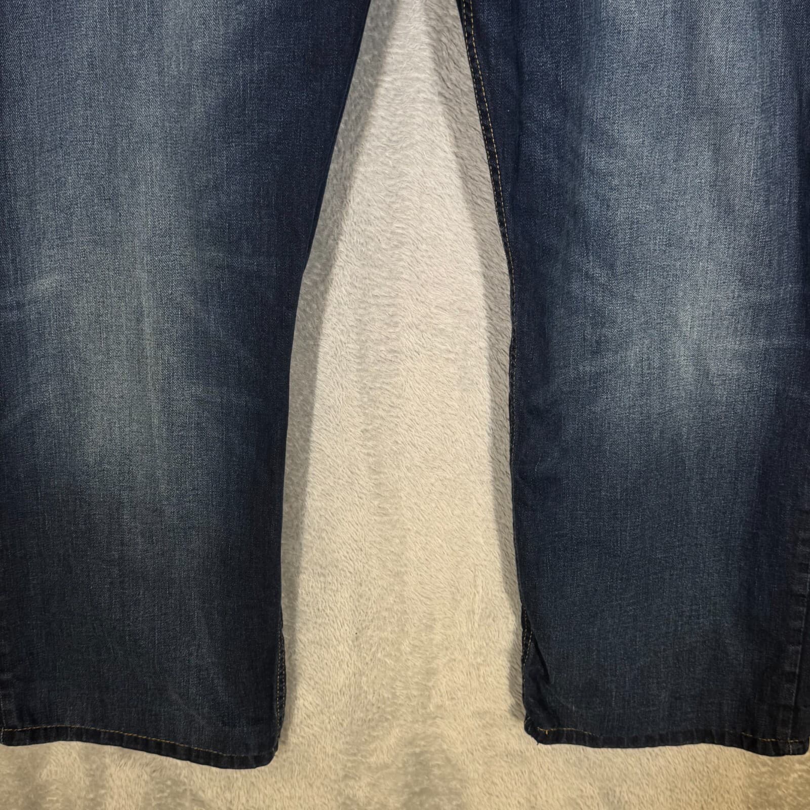 Levi's 569 Men's Jeans 42x30 Blue Denim Loose Fit Mid-Rise Straight Leg - Thumbnail 5