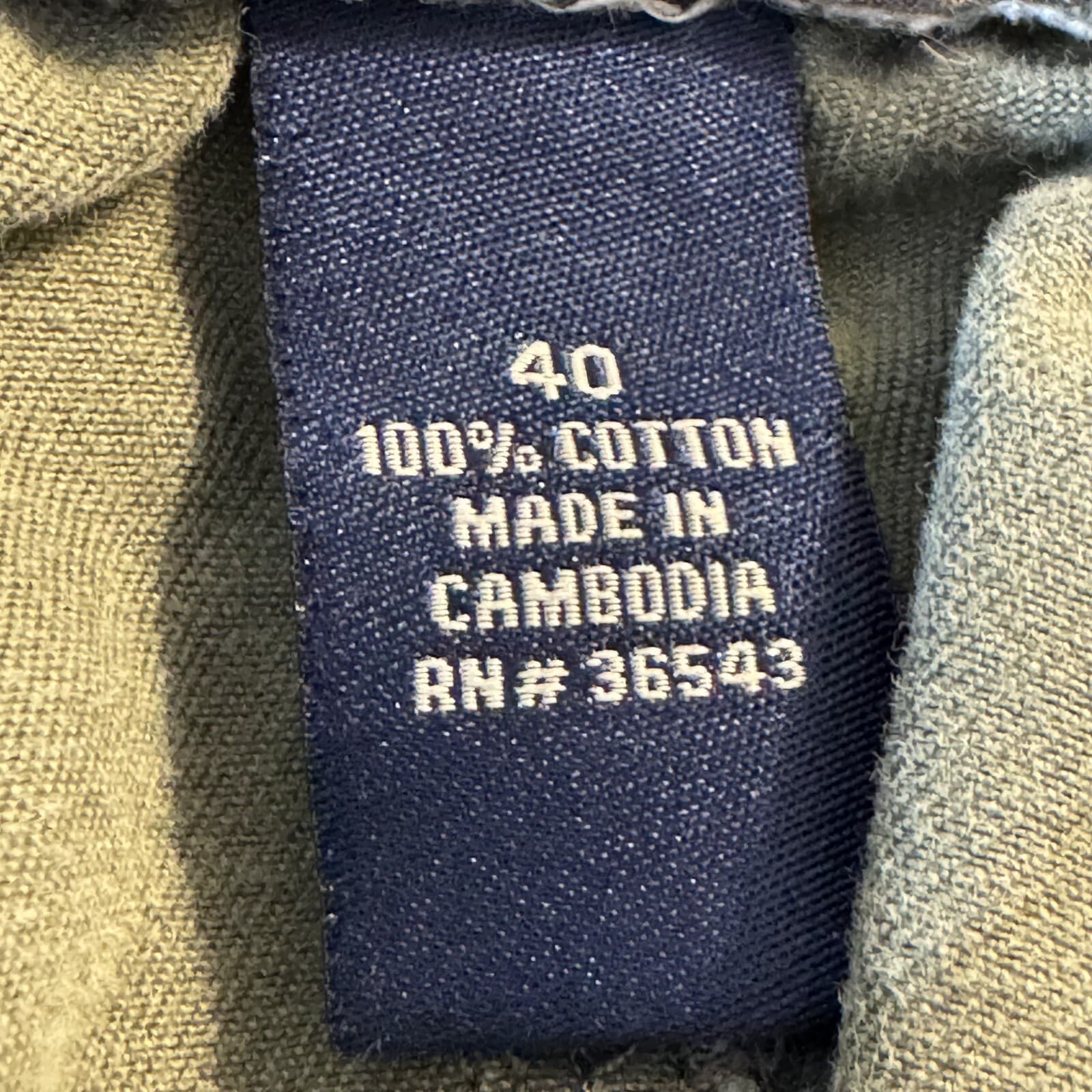 Bass Cargo Shorts Men’s 40 Green Cotton Utility Multi-Pocket High-Rise Zip Fly - Thumbnail 13