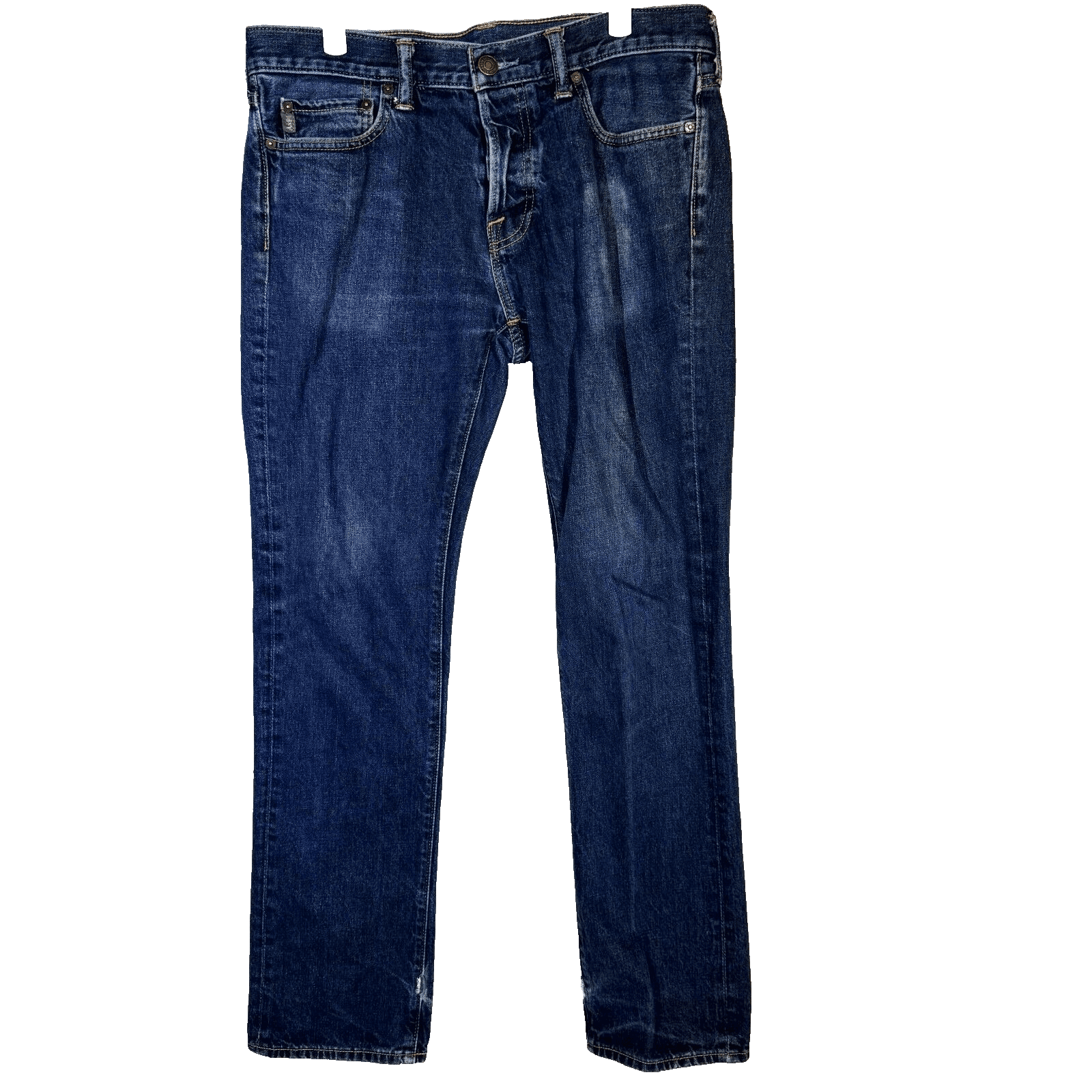 Abercrombie & Fitch Men’s Jeans 33x32 Blue Denim Mid-Rise Straight Leg - Image 1