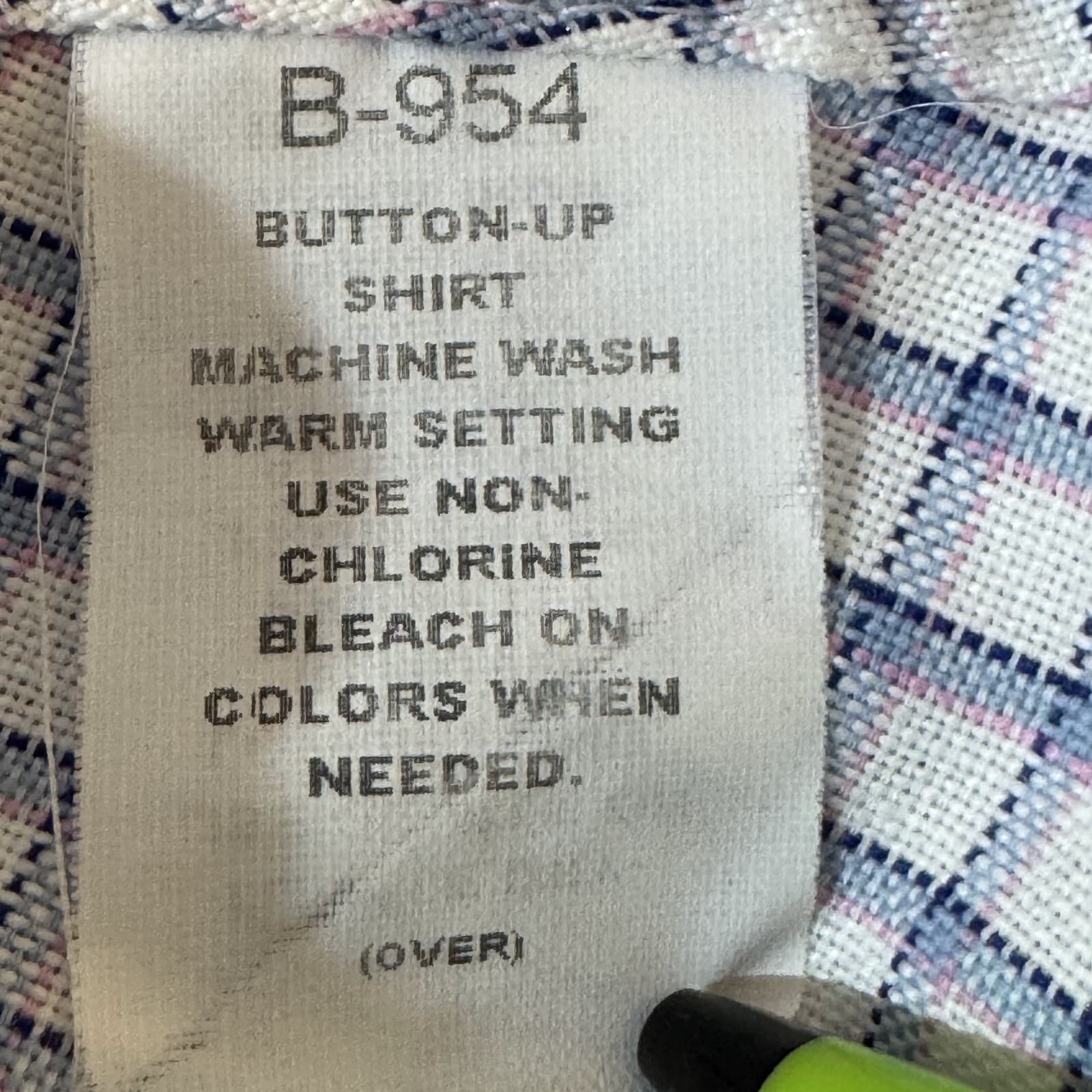 59th Street Brownstone Men's Shirt 18 Blue Check Short Sleeve Button-Down M856 - Thumbnail 14