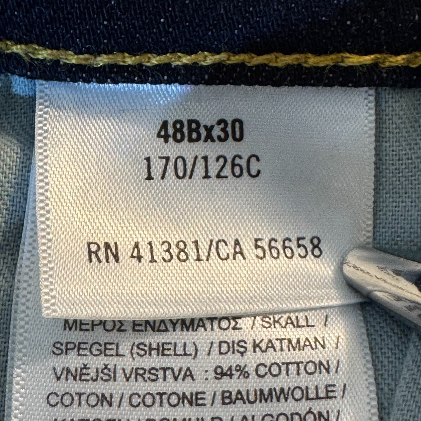 Polo Ralph Lauren Men's Jeans 48x30 Hampton Straight Blue Denim Mid Rise - Thumbnail 12