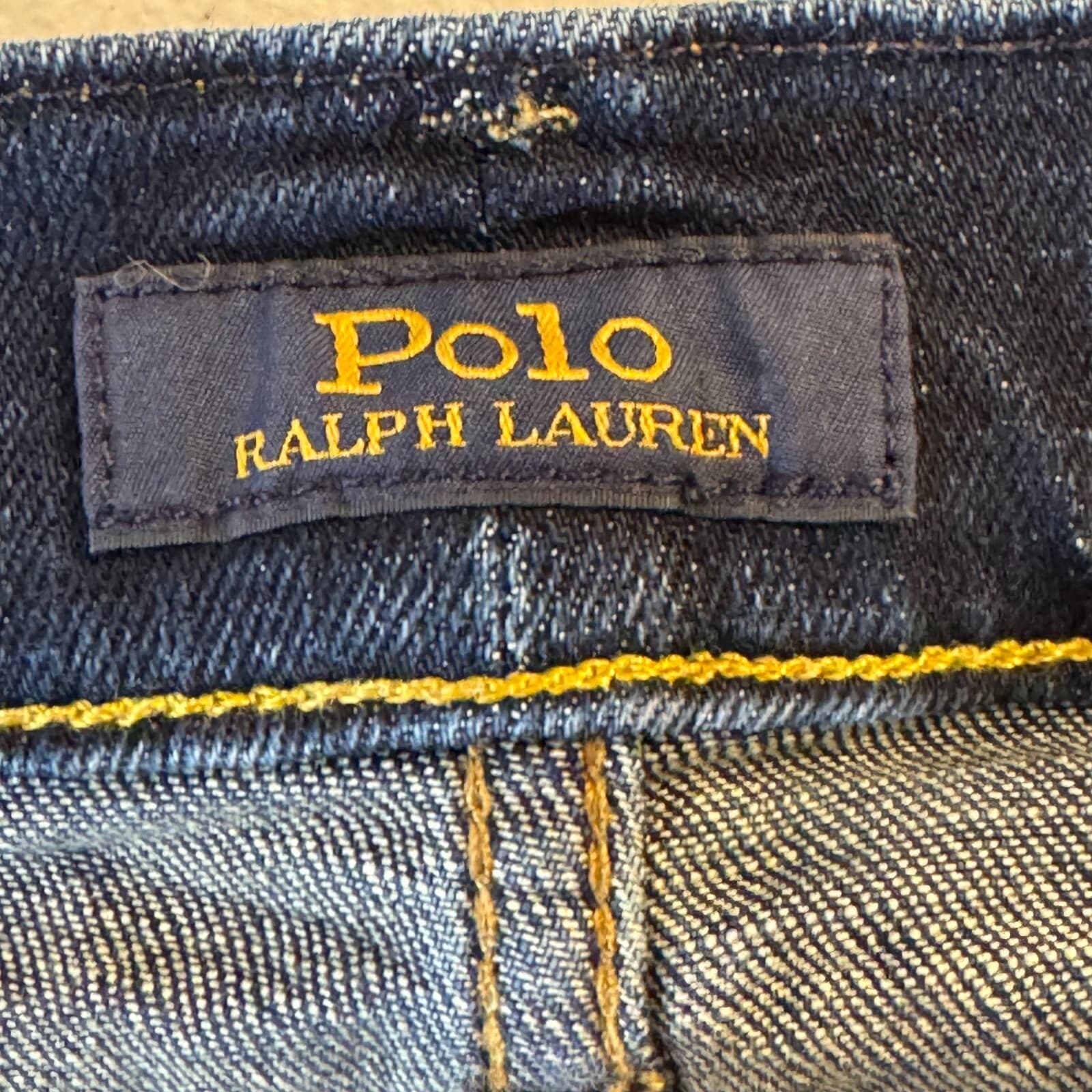 Polo Ralph Lauren Men's Jeans 48x30 Hampton Straight Blue Denim Mid Rise - Thumbnail 14