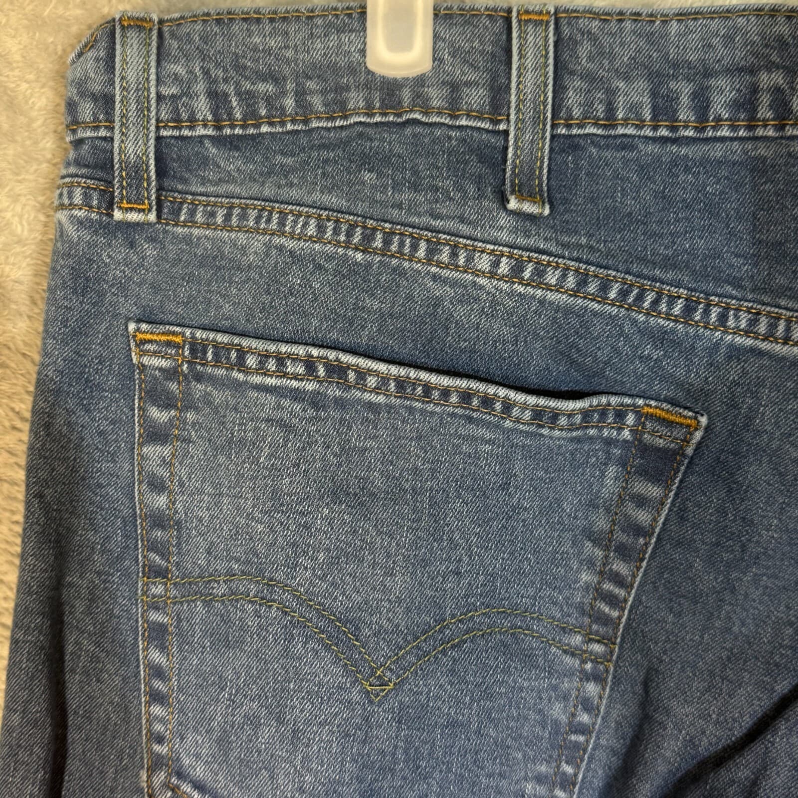 Levi's 559 Men's Jeans 42x29 Blue Denim Relaxed Fit High-Rise Straight Leg - Thumbnail 6