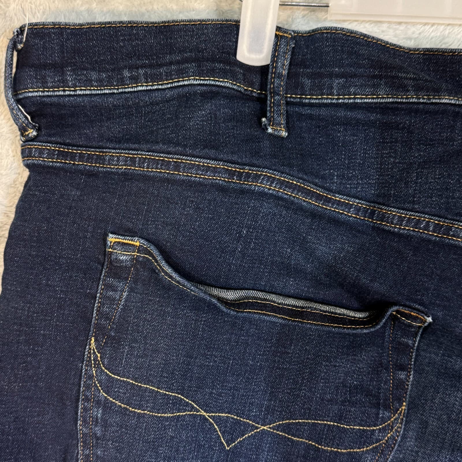 Polo Ralph Lauren Men's Jeans 48x30 Hampton Straight Blue Denim Mid Rise - Thumbnail 6