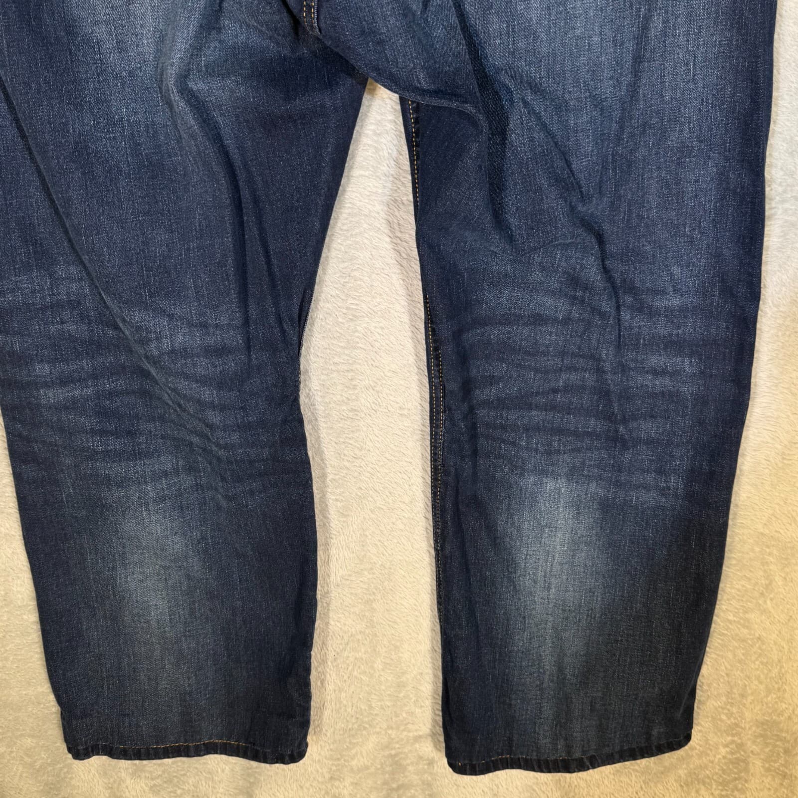 Levi's 569 Men's Jeans 42x30 Blue Denim Loose Fit Mid-Rise Straight Leg - Thumbnail 8