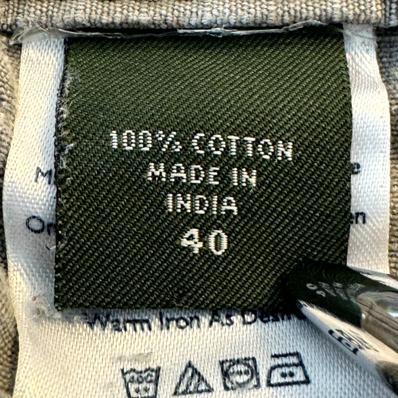 Eddie Bauer Men’s Cargo Shorts 40 Gray Cotton Utility Outdoor Rip Stop Fabric - Thumbnail 4