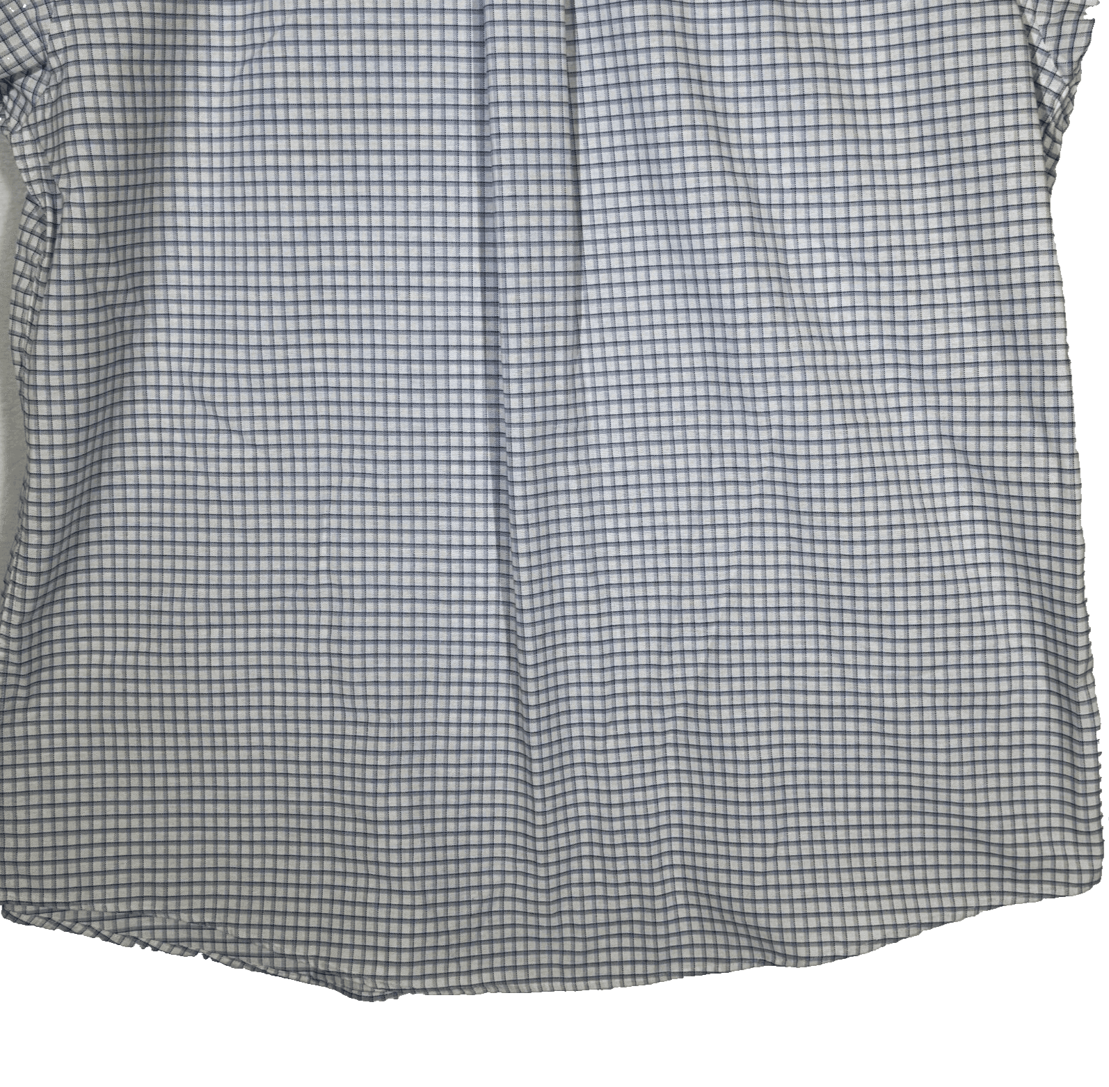 59th Street Brownstone Men's Shirt 18 Blue Check Short Sleeve Button-Down M856 - Thumbnail 13