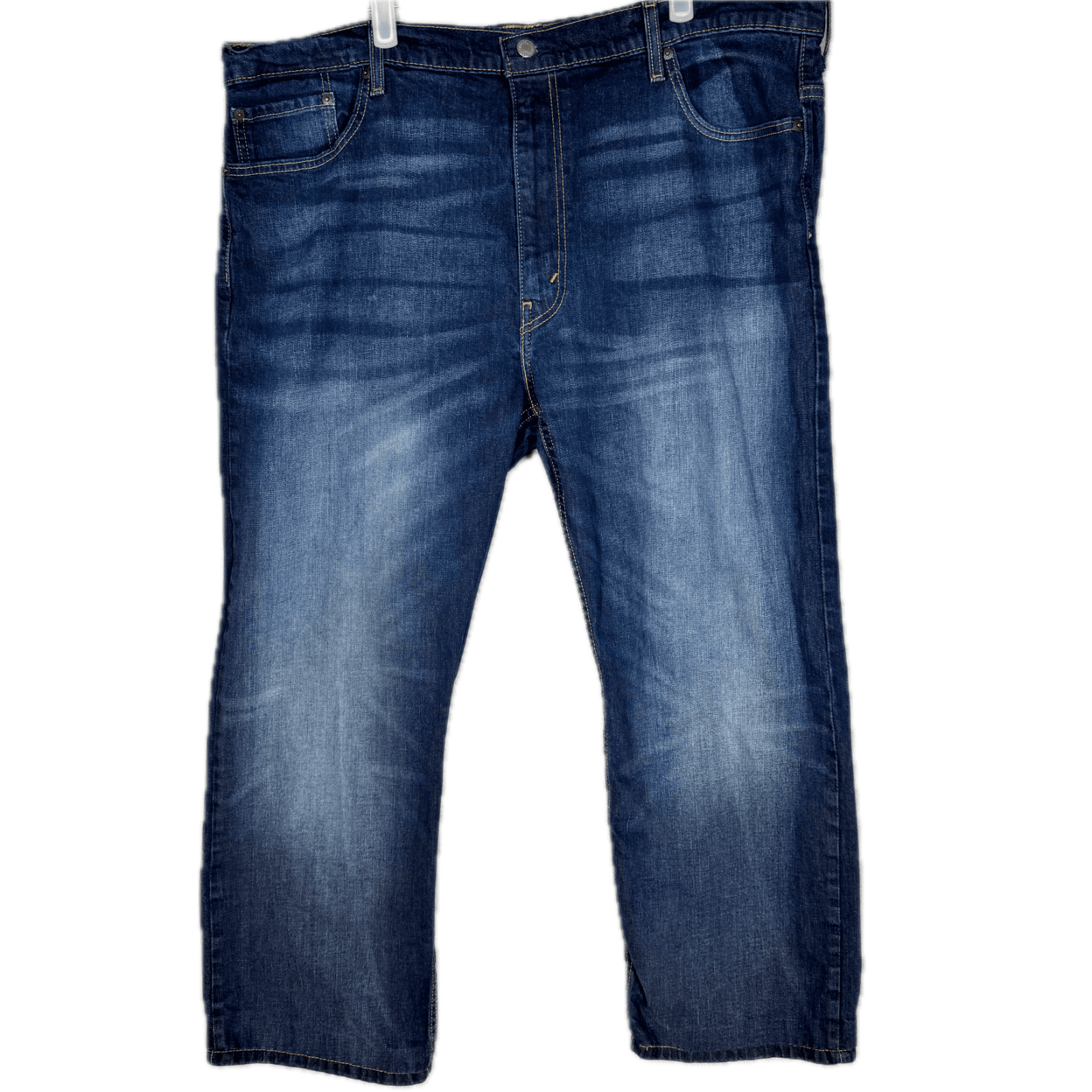 Levi's 569 Men's Jeans 42x30 Blue Denim Loose Fit Mid-Rise Straight Leg - Image 1