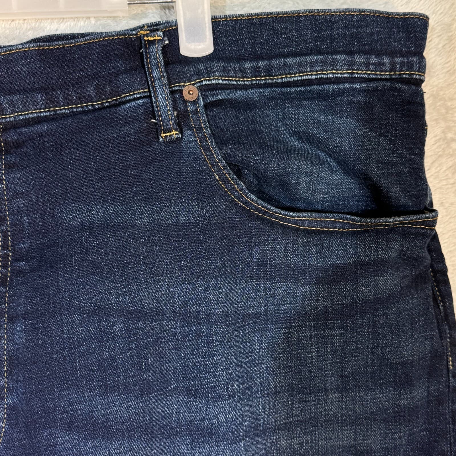Polo Ralph Lauren Men's Jeans 48x30 Hampton Straight Blue Denim Mid Rise - Thumbnail 4