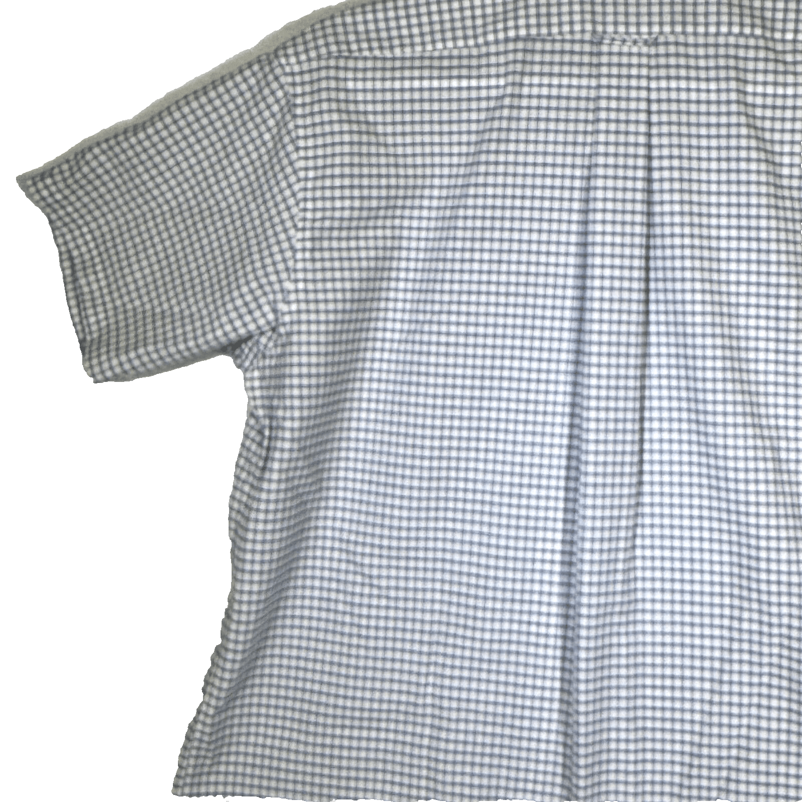 59th Street Brownstone Men's Shirt 18 Blue Check Short Sleeve Button-Down M856 - Thumbnail 10
