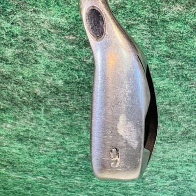 Vintage Callaway Big Bertha 9 Iron Mens RH Steel Shaft Stainless Silver Club - Thumbnail 3