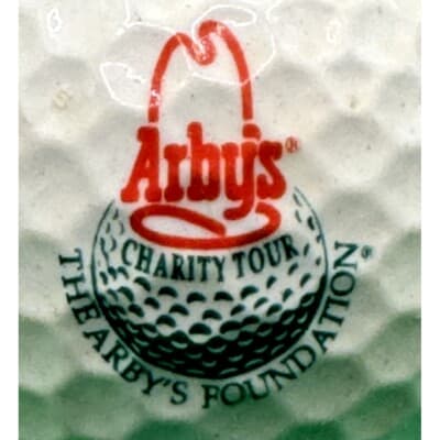 Arby's Charity Tour & Bank of America Logo Golf Ball Used - Thumbnail 2