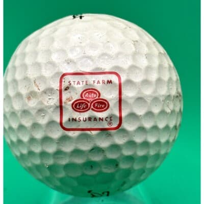 State Farm Insurance Logo Golf Ball Used Vintage - Image 1