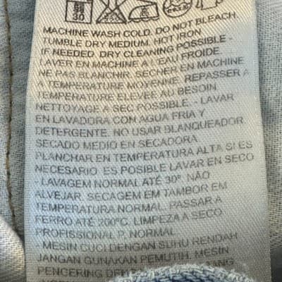 Levis 550 Jeans Mens 38x34 Blue Relaxed Fit Tapered Leg Distressed Denim Pants - Thumbnail 7