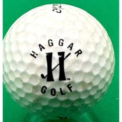 Haggar Golf Logo Golf Ball Used - Image 1