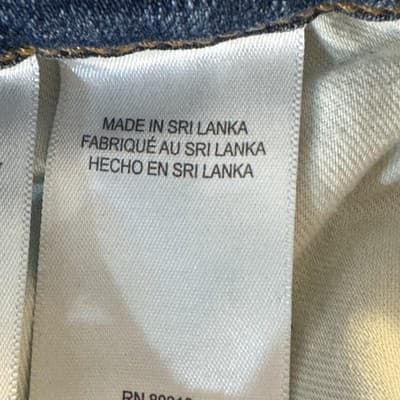 Lucky Brand 363 Jeans Mens 38x30 Blue Vintage Straight Whiskered Denim Pants - Thumbnail 7