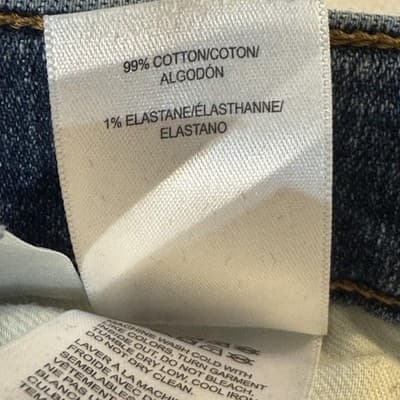 Lucky Brand 363 Jeans Mens 38x30 Blue Vintage Straight Whiskered Denim Pants - Thumbnail 9