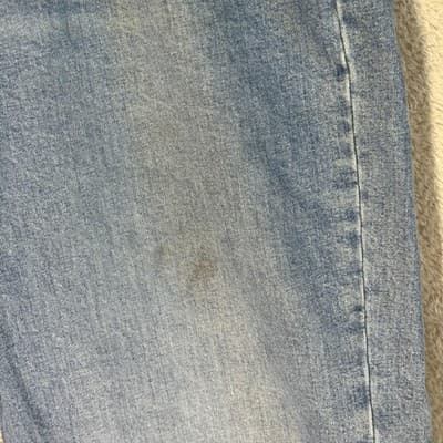 Levis 550 Jeans Mens 44x32 Blue Relaxed Fit Denim Tapered Leg Made in Egypt - Thumbnail 3