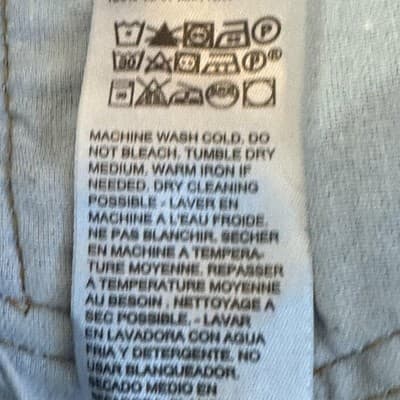 Levis 550 Jeans Mens 44x32 Blue Relaxed Fit Denim Tapered Leg Made in Egypt - Thumbnail 9