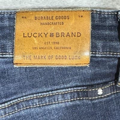 Lucky Brand Jeans Womens 8 29 Blue Bridgette Crop Skinny Whiskered Stretch Denim - Thumbnail 3