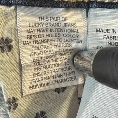 Lucky Brand Jeans Womens 8 29 Blue Bridgette Crop Skinny Whiskered Stretch Denim - Thumbnail 10