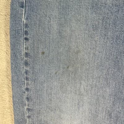 Levis 550 Jeans Mens 44x32 Blue Relaxed Fit Denim Tapered Leg Made in Egypt - Thumbnail 4