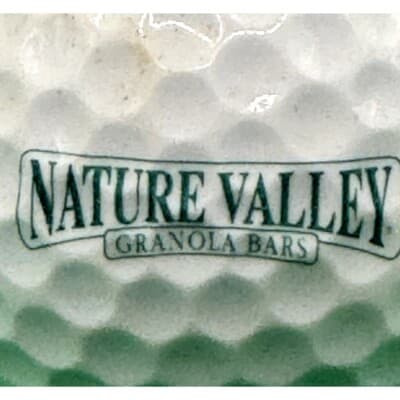 Nature Valley Granola Bar Logo Golf Ball Used - Thumbnail 2