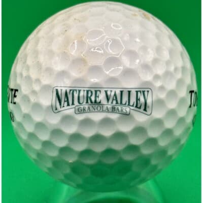 Nature Valley Granola Bar Logo Golf Ball Used - Image 1