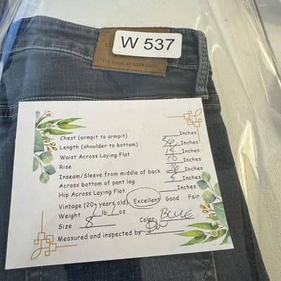 Lucky Brand Jeans Womens 8 29 Blue Bridgette Crop Skinny Whiskered Stretch Denim - Thumbnail 12