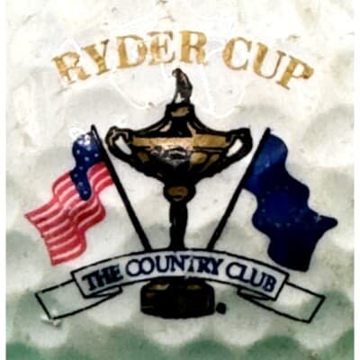Ryder Cup - The Country Club Logo Golf Ball - Used Collectible from 1999 - Thumbnail 2