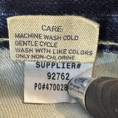 Polo Ralph Lauren Jeans Mens 38x30 Blue Slim Straight Fit Denim RL Embroidered - Thumbnail 6