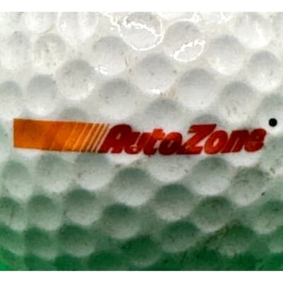 Auto Zone Logo Golf Ball Used - Thumbnail 2