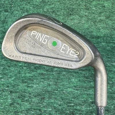 Vintage Ping Eye 2 Green Dot 2 Iron Right Handed KT-M Steel RH Golf Club - Image 1