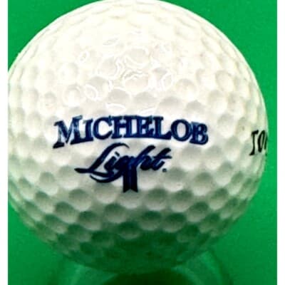 Michelob Light Logo Golf Ball Used - Image 1