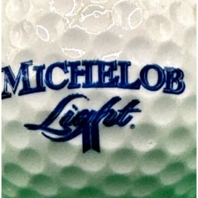 Michelob Light Logo Golf Ball Used - Thumbnail 2