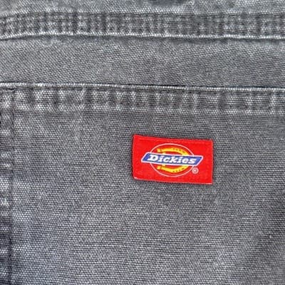 Dickies Jeans Mens 44x30 Black Carpenter Work Pants 100% Cotton Workwear - Thumbnail 4