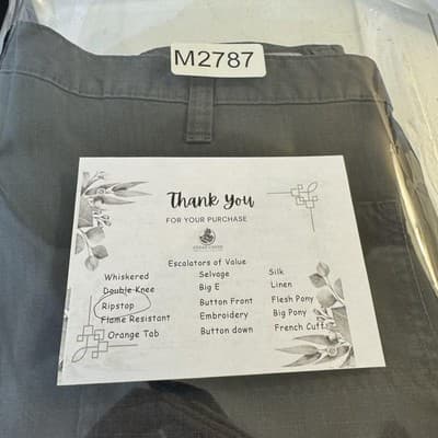 Carhartt Pants Mens 38x31 Gray Ripstop Workwear Utility Zip Pocket Relaxed Fit - Thumbnail 10