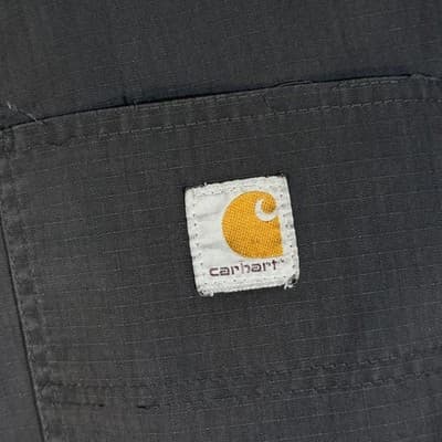 Carhartt Pants Mens 38x31 Gray Ripstop Workwear Utility Zip Pocket Relaxed Fit - Thumbnail 6