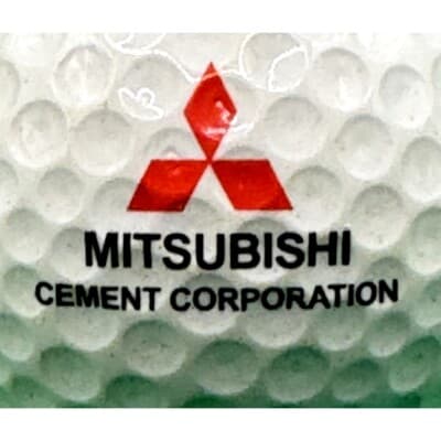 Mitsubishi Cement Corporation Logo Golf Ball Used - Thumbnail 2
