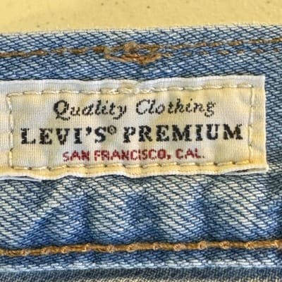 Levis Premium 501 Jeans 29x30 Big E Light Wash Button Fly Straight Leg Denim - Thumbnail 11