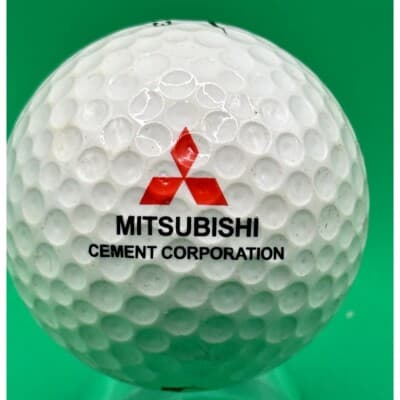 Mitsubishi Cement Corporation Logo Golf Ball Used - Image 1