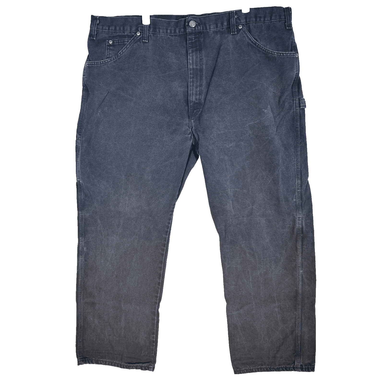 Dickies Jeans Mens 44x30 Black Carpenter Work Pants 100% Cotton Workwear - Image 1