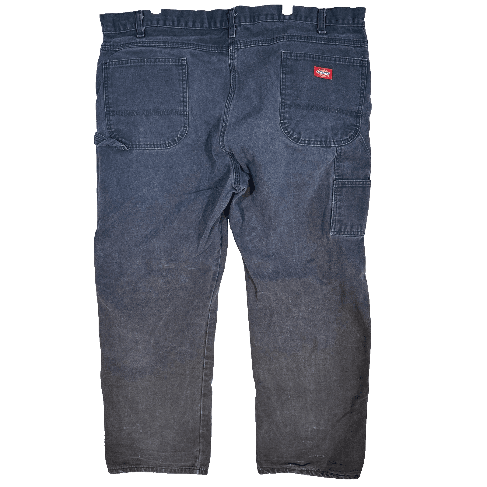 Dickies Jeans Mens 44x30 Black Carpenter Work Pants 100% Cotton Workwear - Thumbnail 2