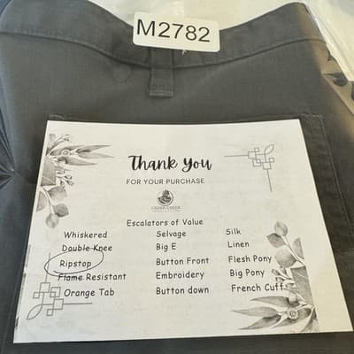 Carhartt Pants Mens 38x28 Gray Relaxed Fit Ripstop Workwear Hidden Zip Pocket - Thumbnail 10