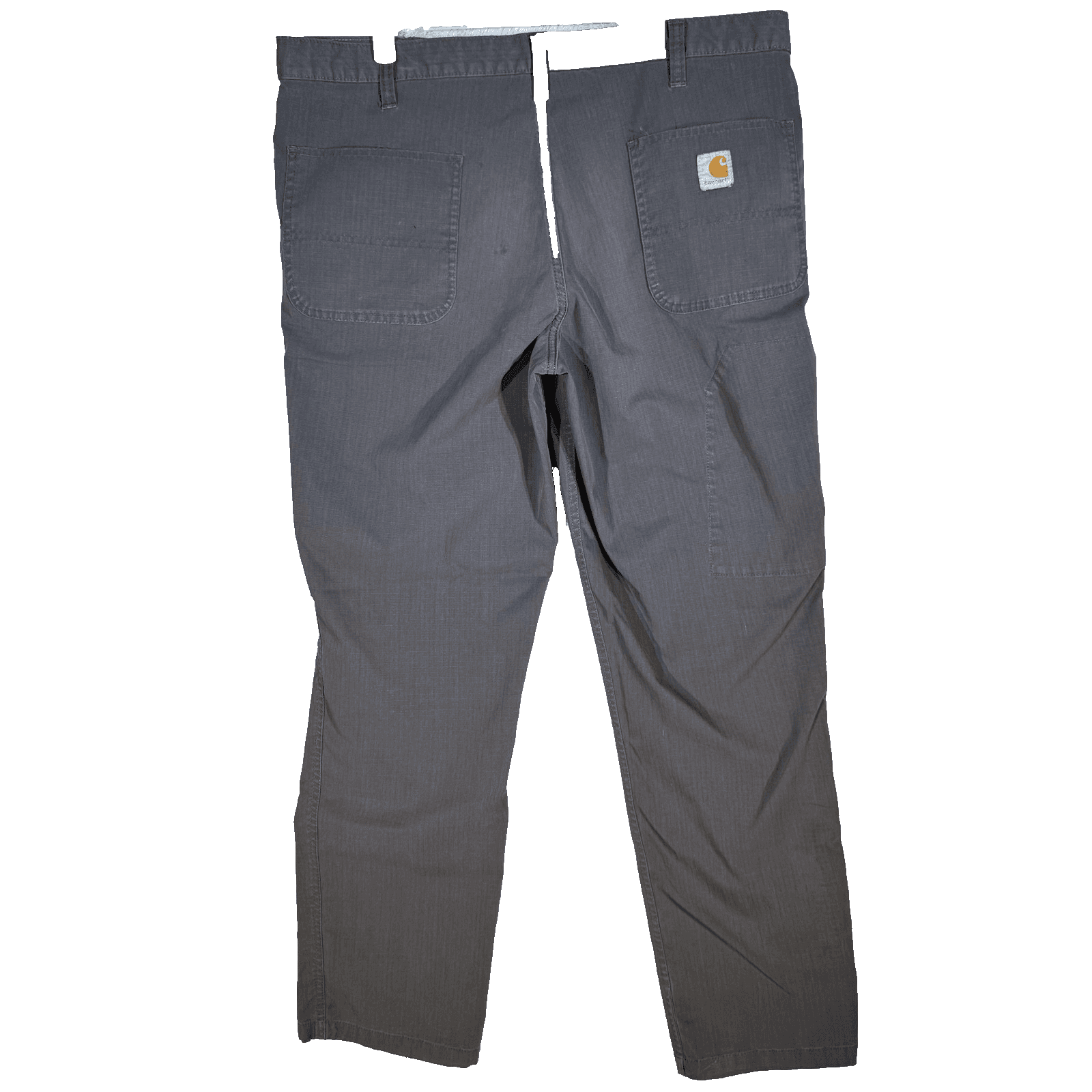 Carhartt Pants Mens 38x31 Gray Ripstop Workwear Utility Zip Pocket Relaxed Fit - Thumbnail 2