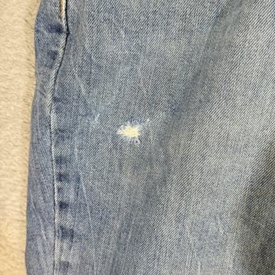 Levis 541 Jeans Mens 44x30 Blue Athletic Fit Stretch Denim Straight Leg - Thumbnail 2