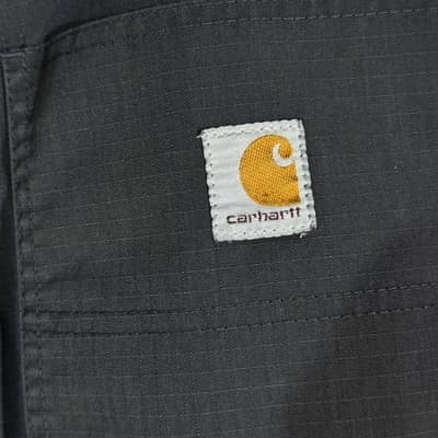Carhartt Pants Mens 38x31 Gray Ripstop Relaxed Fit Work Utility Zip Pocket - Thumbnail 8